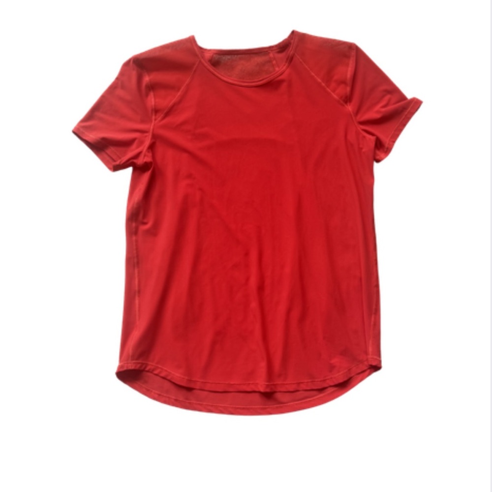 lululemon athletica Red Short Sleeve SCULPT tee - size 4